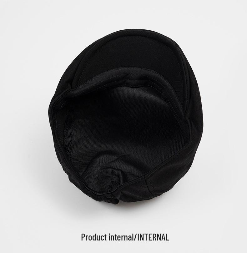 Unisex Large Head Flat Cap - Warm Autumn/Winter Beret Newsboy Cap