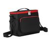 Lunch Bag Large Capacity Handheld Shoulder Back Thickened Oxford Cloth Insulated Bento Lunch Bag for Women Men Black