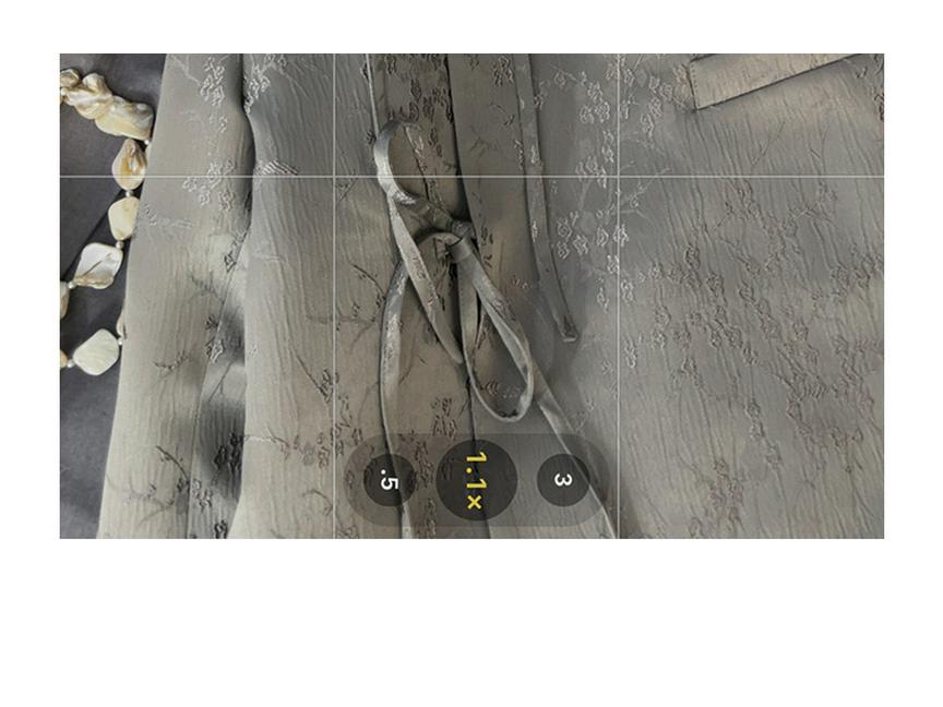 Женское пальто большого размера с воротником-стойкой в китайском стиле с жаккардовым узором - Весна/Осень