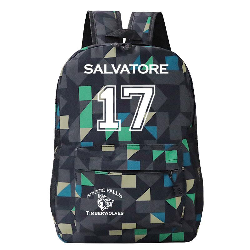 Vampire Diaries School Bag Casual Versatile Backpack