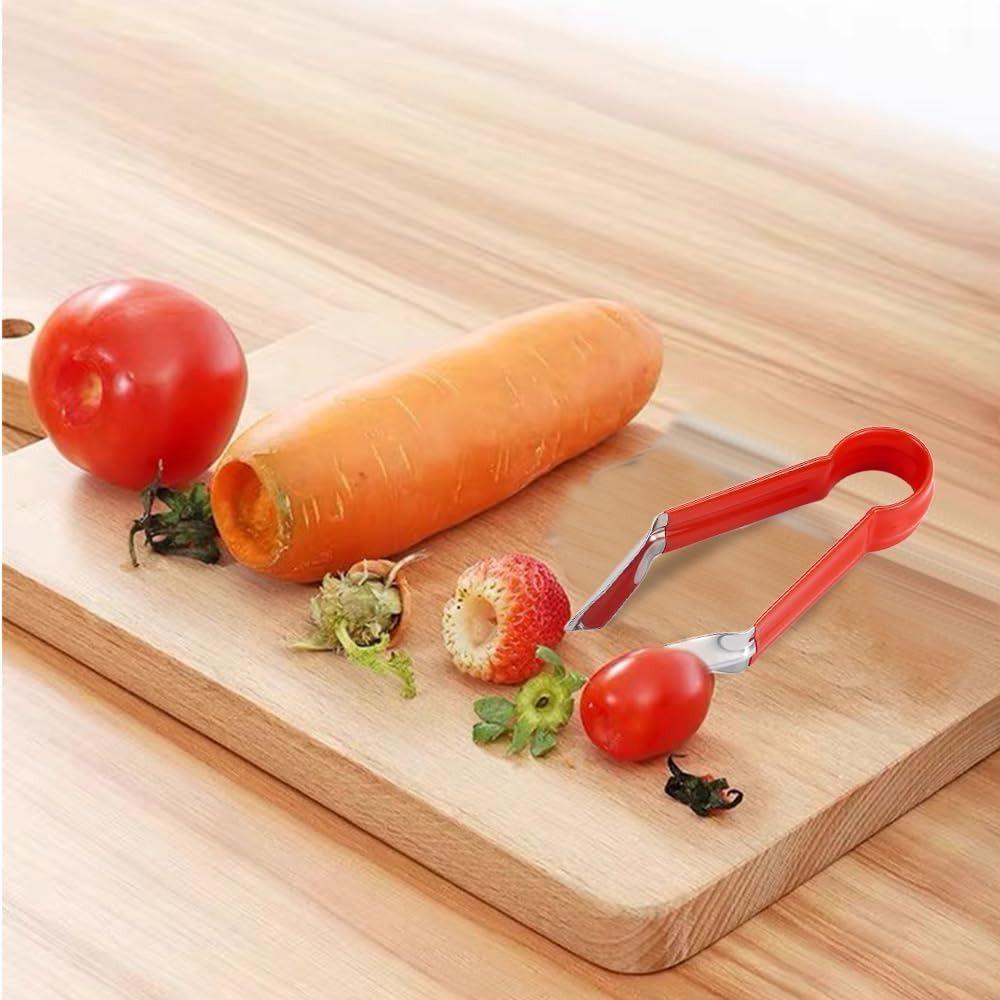 Stainless Steel Strawberry Corer Tool Kitchen Tool Pineapple Cutter New Fruit Corer