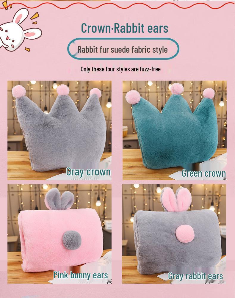 Plush Hand Warmer Pillow Cushion for Office, Dorm, or Classroom