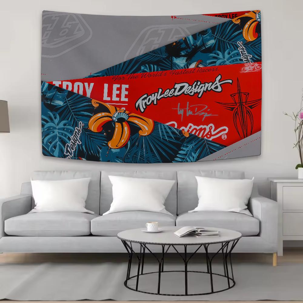 Cool Sport Troy Lee Designs Tapestry Background Hanging Cloth Bedroom Tapestry Room Decor Aesthetic Tapestry Wall Hanging