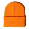 Unisex Fluorescent Acrylic Beanie – European and American Candy Color Knit Hat for Autumn and Winter