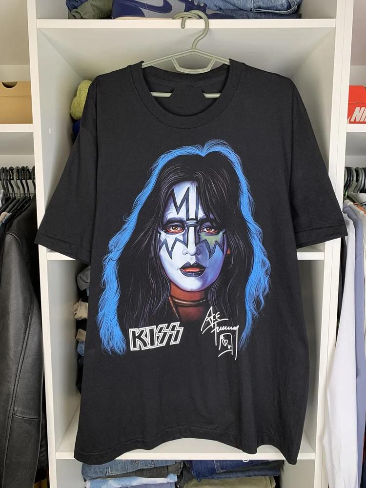Ace Frehley Gildan SHirt Short Sleeve Shirt Unisex S-5XL Reprint Unisex T-Shirt XXXXL