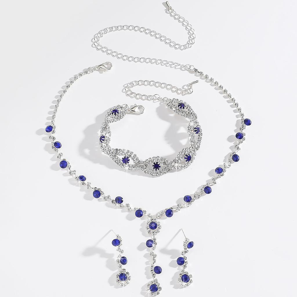 Bridal Accessories Necklace Earrings Jewelry Bracelet Banquet Dress Set Chain Fashion Temperament Accessories