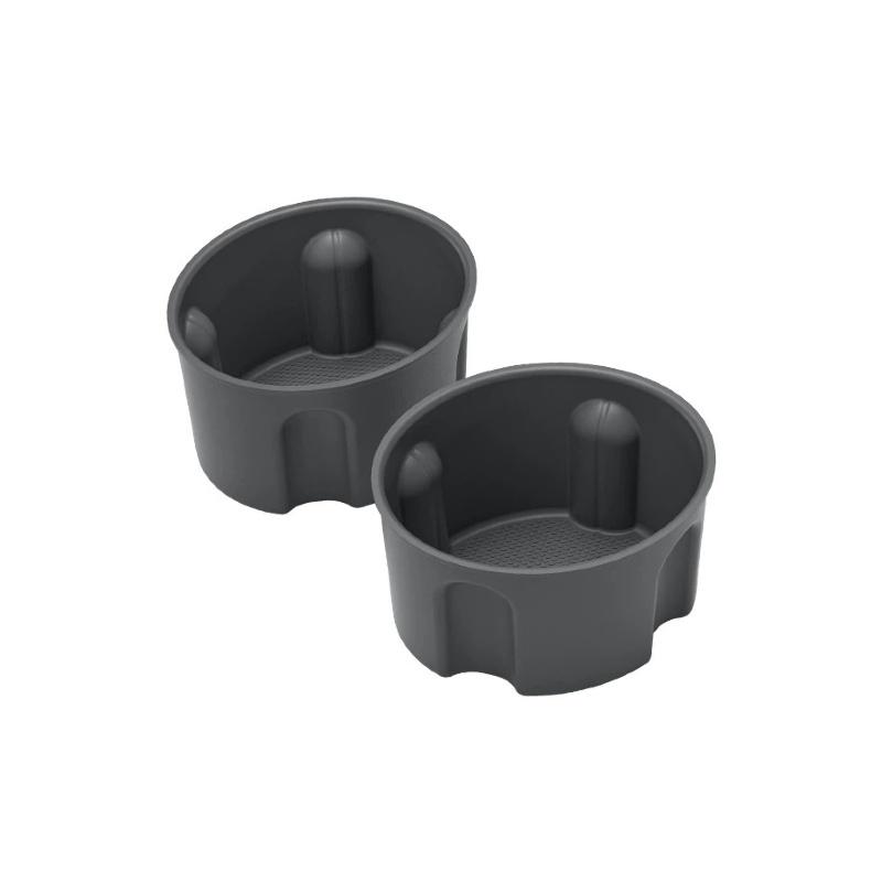 

For Tesla Model YL 2025 Third Row Water Cup Holder, Car Beverage Rack Drinks Storage Tank Slot, Silicone Interior Accessories