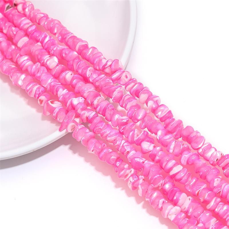 110PCs Natural Colored Horseshoe Snail Irregular Shaped Piece For DIY Necklace Bracelet Earrings Jewelry Making