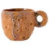 Japanese handmade retro glazed ceramic coffee cup, tea house creative souvenir cup, afternoon tea coarse ceramic coffee cup