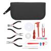 22 Pcs Zippered Oxford Bag Jewelry Making Tool Kit Pearls Making Kit  Leather Handicrafts