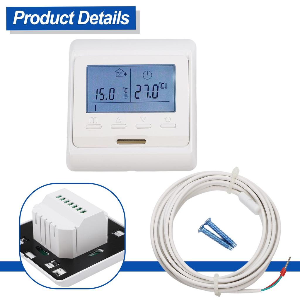 External Sensor Programmable Thermostat for Underfloor Heating Systems