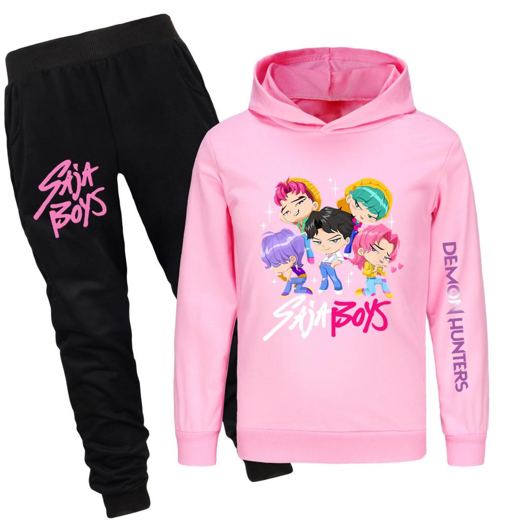 4988x Kids Girls Rumi Zoey Mira Print Hoodies Pants Trouser Clothes Set