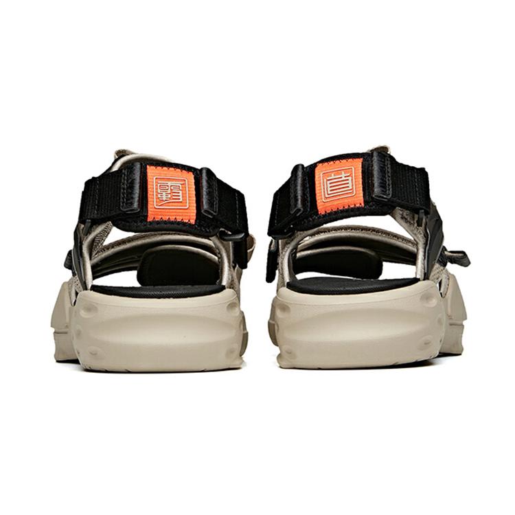 Anta C37° Beach Sandals Men's Gray Black 912126961-1
