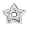 Stainless Steel Heart Star Charm for Jewelry Making Loose Spacer Beads Hole 3.5mm for DIY Bracelets Necklace Keychain