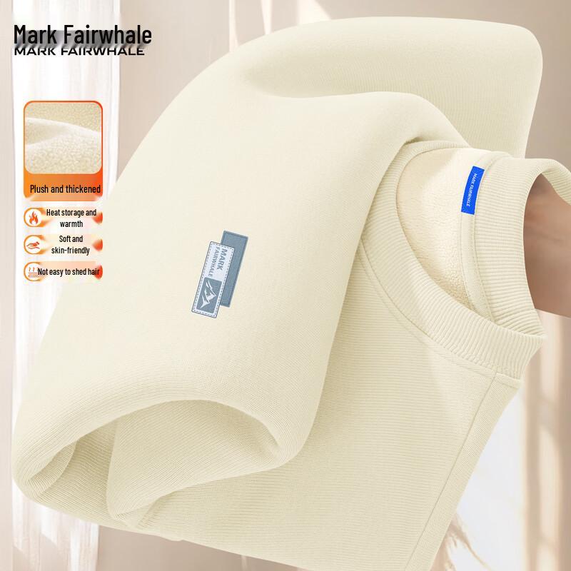 Mark Fairwhale Men's Heavyweight Fleece Round Neck Sweatshirt