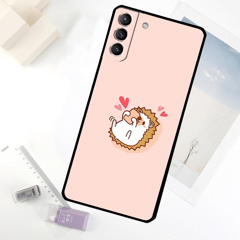 Kawaii Igel Herz Handyhülle Für Samsung Galaxy S25 S24 S23 S22 S21 S20 Ultra S9 S10 Plus S23 FE S25 FE Hülle
