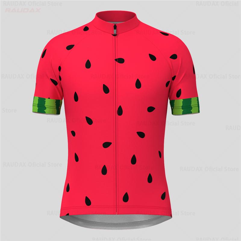 2026 Pánský cyklistický dresový set Melounové léto Krátký rukáv Prodyšný MTB Kolo Cyklistické oblečení Maillot Ropa Ciclismo Uniforma Oblek