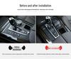 14-18 BMW X5 X6 Interior Gear Shift Decoration Sticker Set