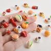 2 Stück bunte Emaillierte Lebensmittel-Anhänger DIY Erdbeere Chili-Pfeffer Kaffee Metall-Anhänger für Schmuckherstellung Halsketten Armbänder