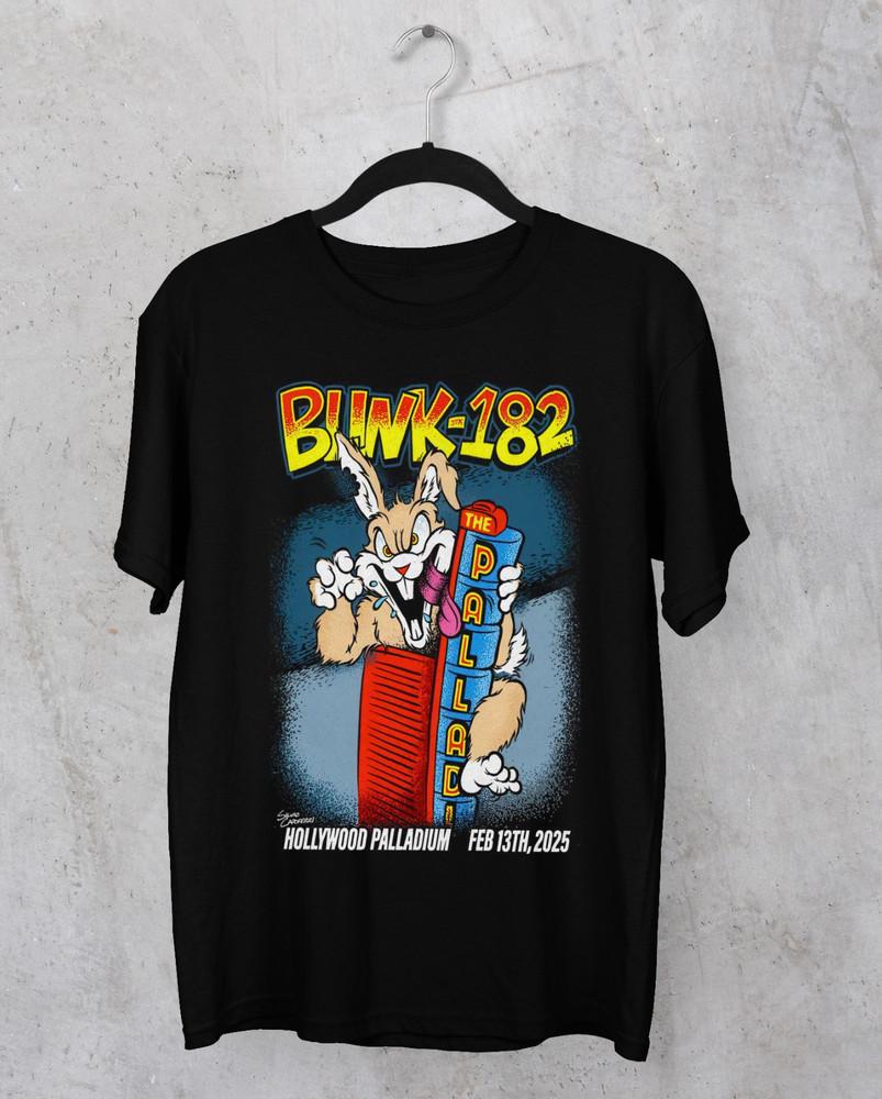 

HOT NEW Blink-182 band poster black T-shirt Unisex All sizes JJ5298 4XL