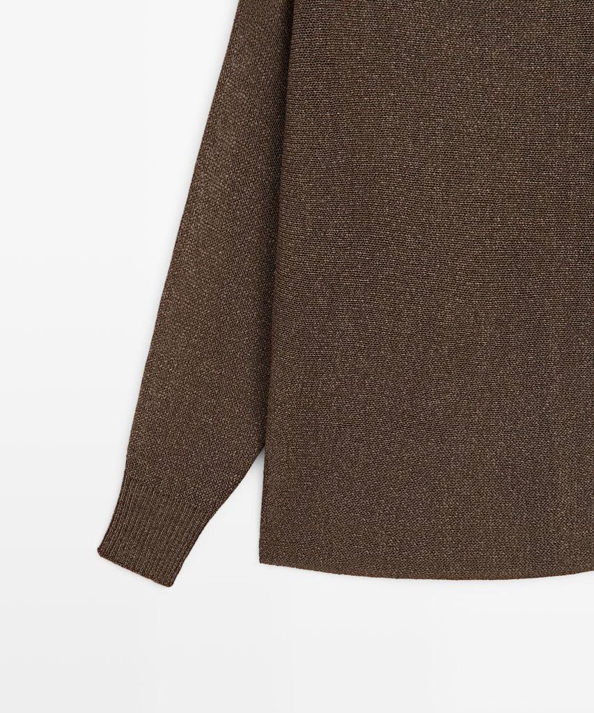 Masimodutti Cotton Blend Fluid Knit Sweater