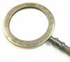 Brass Manifer Magnifying Glass with Leather Storage Case, Handmade Magnifying Lance, Classic Look