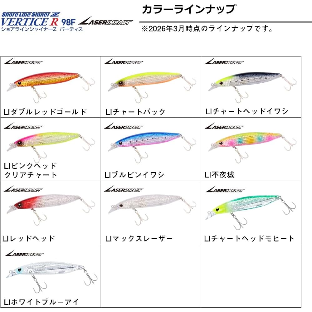 Daiwa Shoreline Shiner Z Bait R98F-LI 98mm Floating Lure Night City