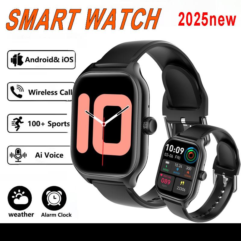 New Smart Watch Men Women Heart Rate Sleep Health Monitoring BT Call Message Notification Multi-sport Mode Smartwatch