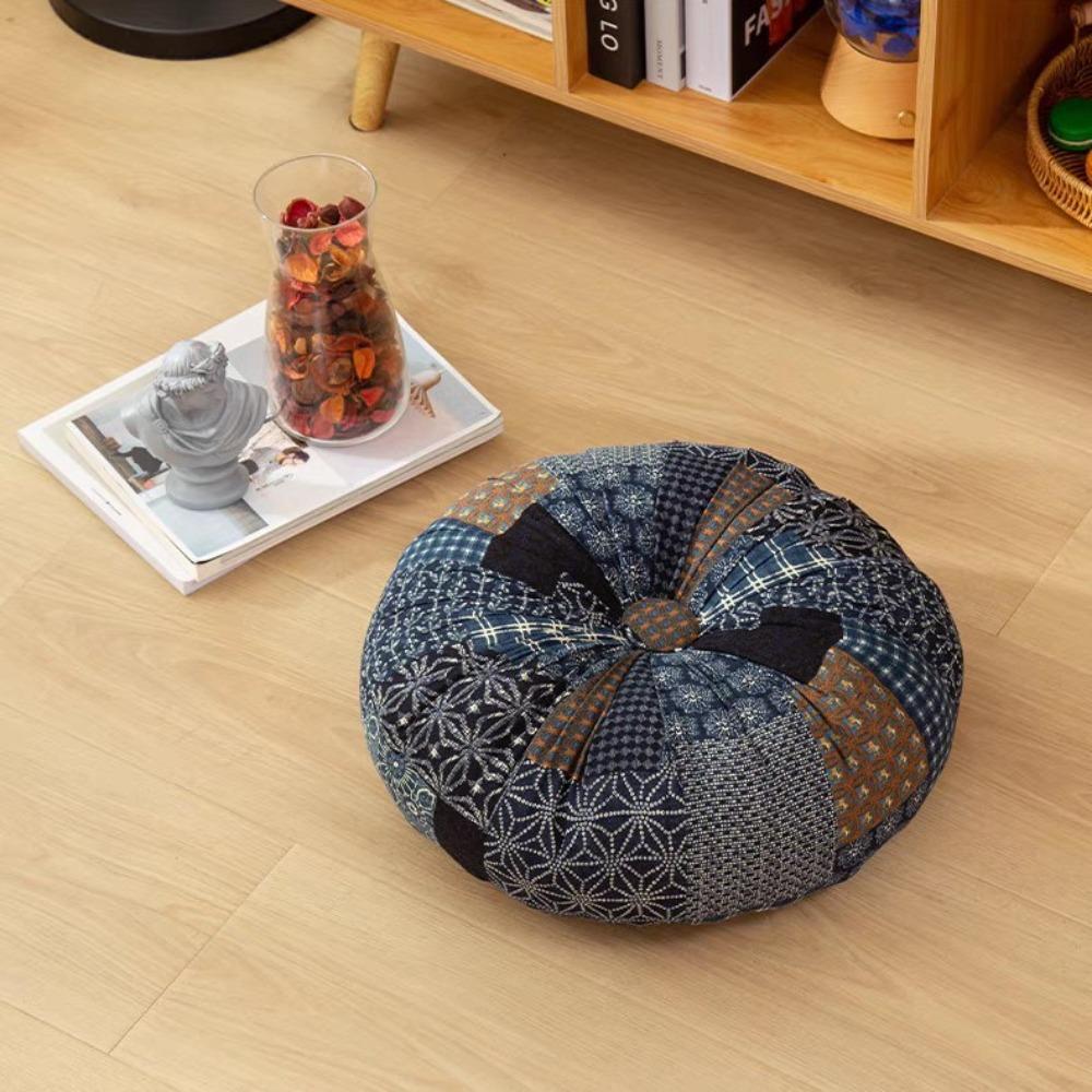 Thickened Tatami Seat Cushion Round Futon Comfortable Bohemia Style Meditation Cushion  Bay Window