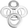 Stainless Steel M10 Round Flat Washers 1.5mm Thick for Door Hinges and Home Repairs Construction Mechanical Applications