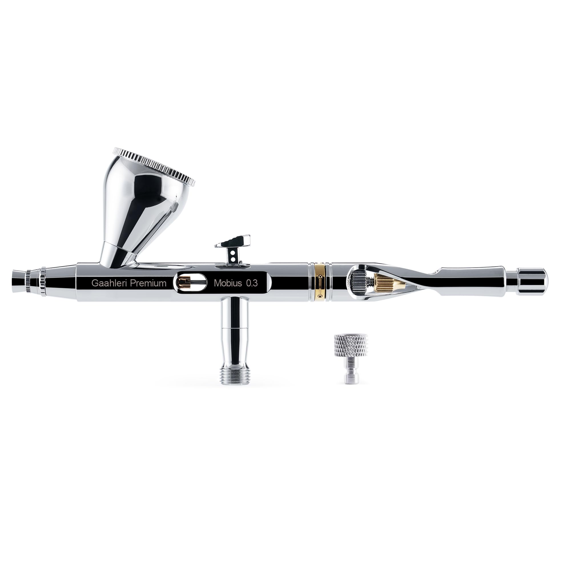

Gaahleri Airbrush Double Action Premium Series Mobius 03 Nozzle Diameter 0.3mm Self-Adjusting Nozzle Model Painting
