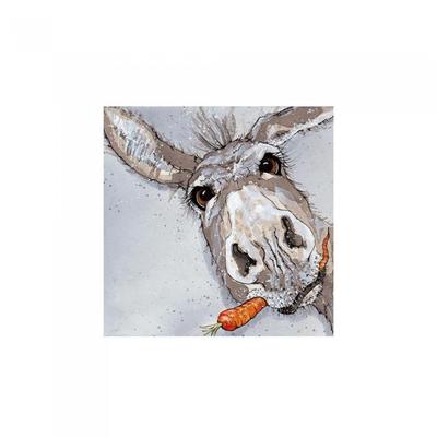 Bev Davies Crunchy Donkey Print