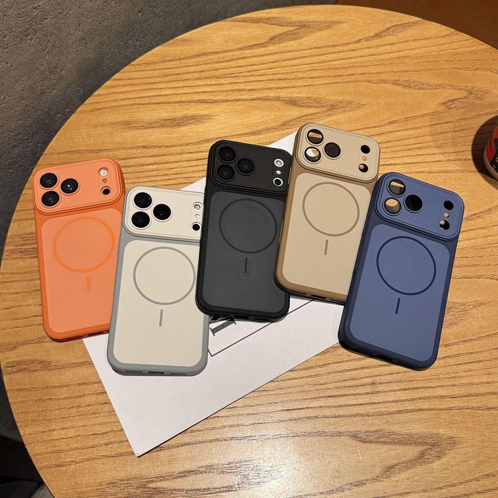 Color-Block Magnetic Protective Case for iPhone 17/16 Pro/15 Pro Max