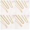 European-American Zirconium Pendant Necklace: Light Luxury, Geometric, Versatile & Layered Design