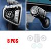 For Geely EX5 Galaxy E5 2024 2025 2026 Car Steering wheel button transparent protection sticker Car Logo sticker Accessories