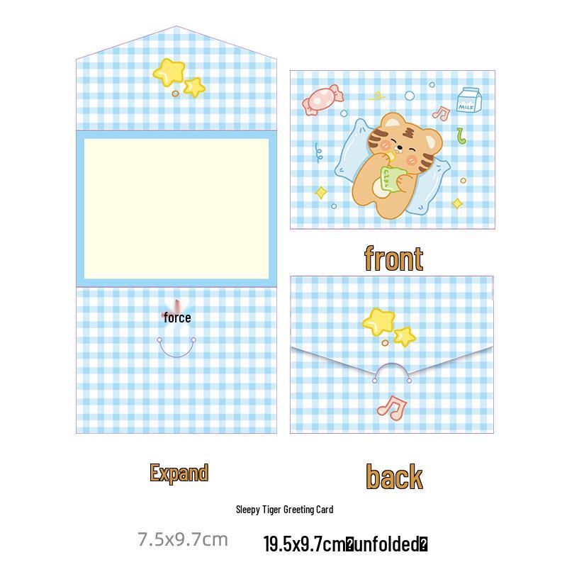 Customizable Creative Rabbit Christmas Card: Perfect Student Gift, Birthday Blessing, or Cute Pet Party Favor with Small Envelope