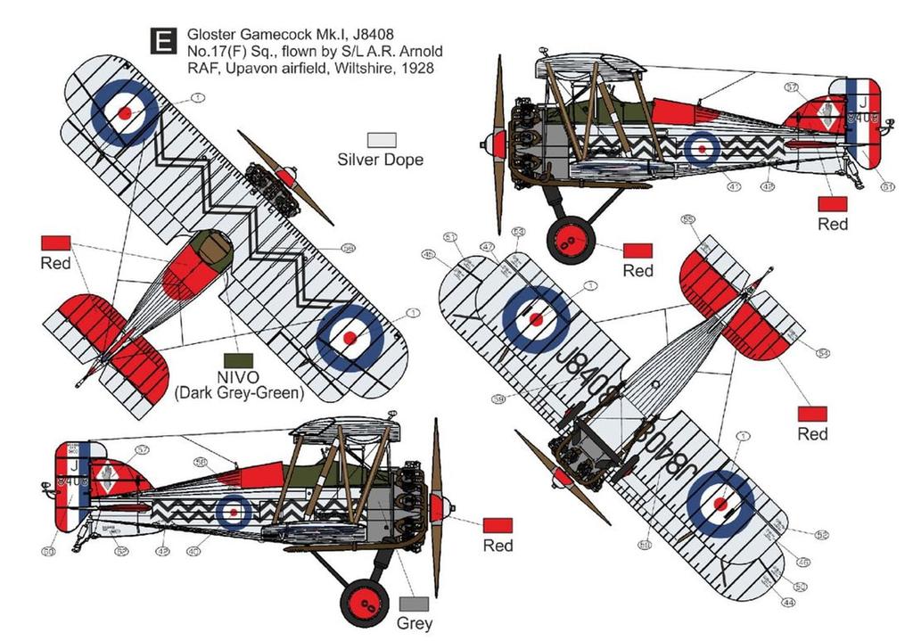 Czech Master Resin Brytyjski Gloucester Gamecock Zestaw Żywiczny (CMR) 1/72 Mk.I CMR72-243 (Samolot)