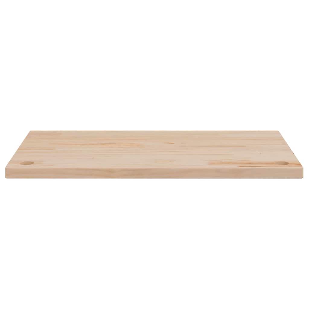 Blat Biurka, 80X40X2,5 Cm, Lite Drewno Sosnowe