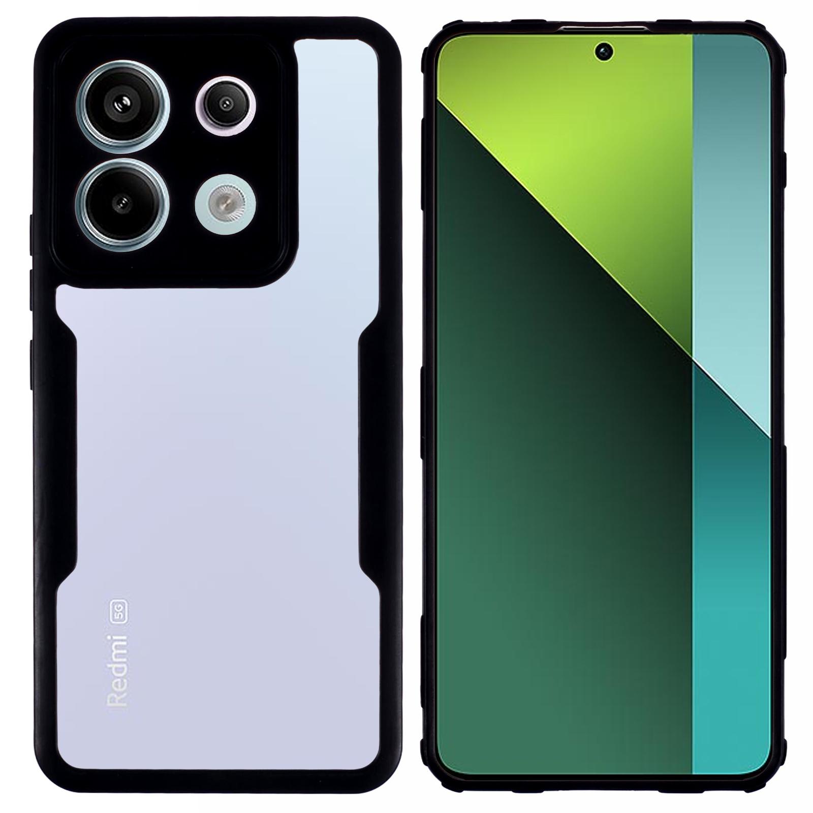 

For Xiaomi Redmi Note 13 Pro 5G/Poco X6 5G Phone Case Full Body Protection Acrylic+TPU Shell A