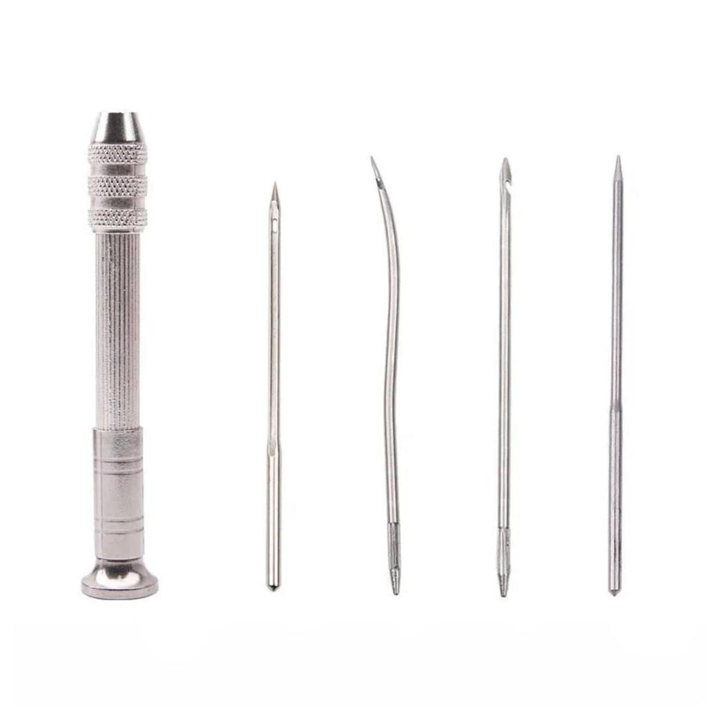Multifunctional Leather Sewing Awl Set Replaceable Shoes Repair Tool Kit Punch Stitching Cone Needles DIY Sewing Leathercraft