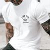 Letní Nové Sportovní Fitness Tričko Gym Svaly Muži Bavlna Krátký Rukáv Letní Nadměrné Kulatý Výstřih Módní Ležérní Dámské Topy