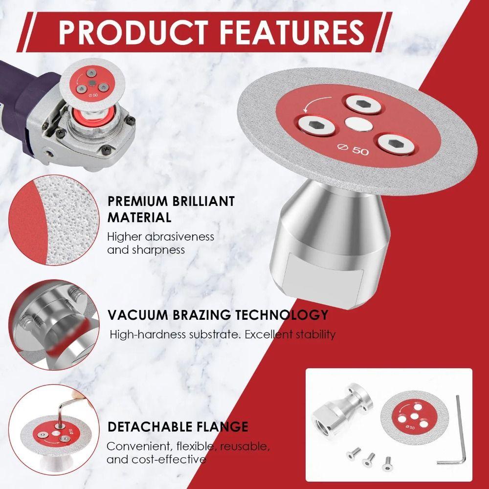 Sharp Cutting Brazed  Saw Blade Long-Lasting Durability Mini Cutting Disc  Tile Cutting