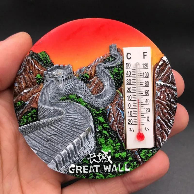 Shanghai Fridge Magnets Beijing Travelling Souvenirs Home Decor China Fridge Stickers Christmas Gifts Message Board Stickers
