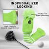 3Pcs Knitted Golfing Club Head Covers Knitted Golfing Driver Headcover Golfing Wood Head Covers Golfing Club Accessories