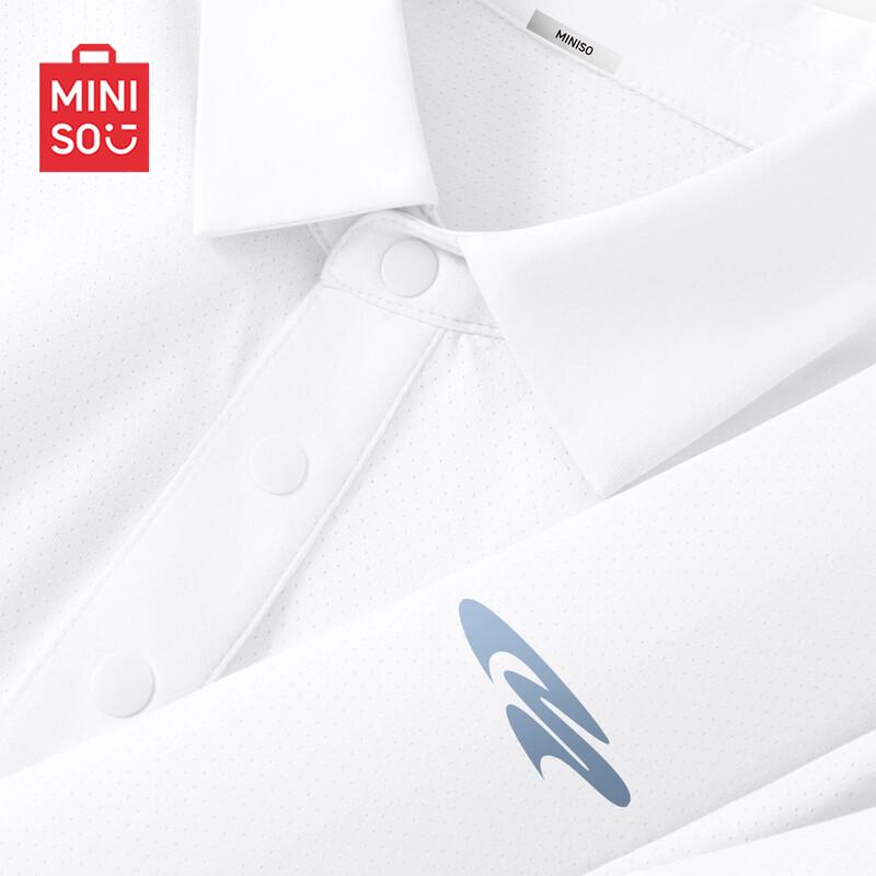 MINISO Men s Quick-Dry Mesh Polo Shirt L