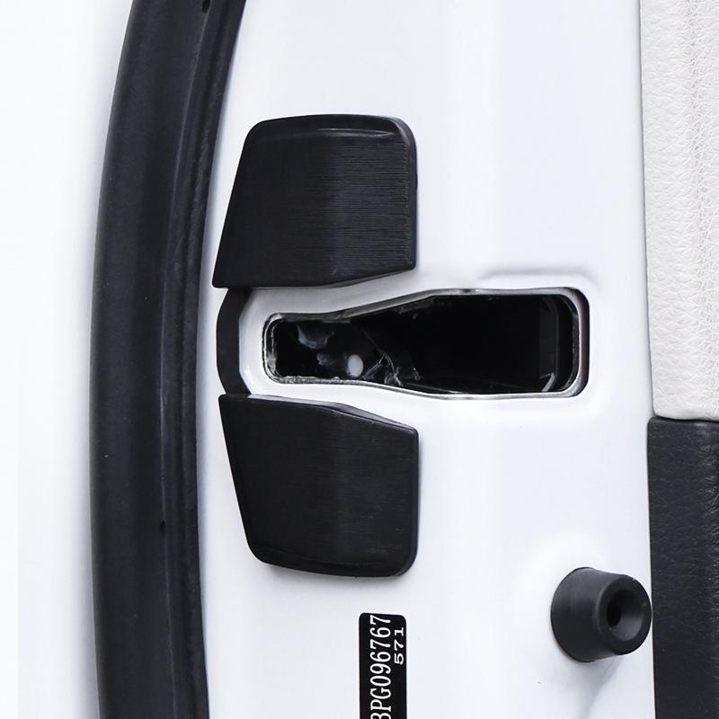 Subaru Forester, Outback, XV, Legacy Anti-Rattle TRD Door Lock Buckle Cover - Stainless Steel Car Accessory.