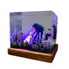 Godzilla Peripheral Night Light Model Ornaments Godzilla Atomic Breath Miniature Model Resin Epoxy Lamp Bedroom USB Atmosphere Light