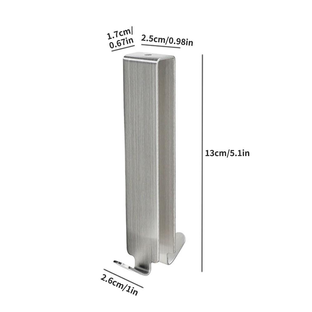 Shower Door Hook, No Drilling Double-Sided Hook, Suitable For Bathroom Frameless Glass Shower Door, Towel Hook On The Door