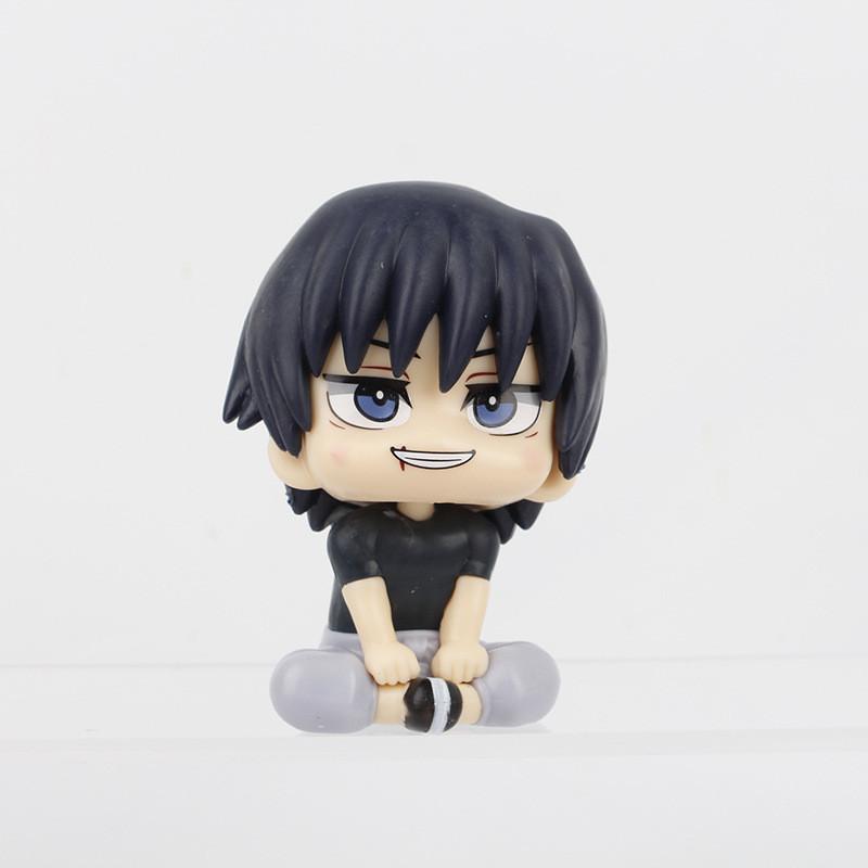 Charming Jujutsu Kaisen Q Version Fushiguro Megumi Sitting Toy Model Pvc Collectible