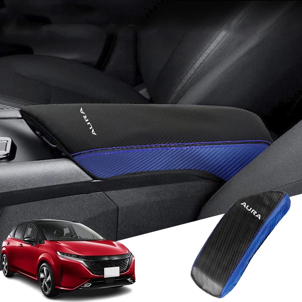 

Hearsheng Nissan Aura FE13 FSNE13 E13 Series (September 2021 and up) Leather Material Armrest синий